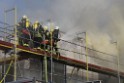 Dachstuhlbrand Koeln Poll Geislarerstr P219